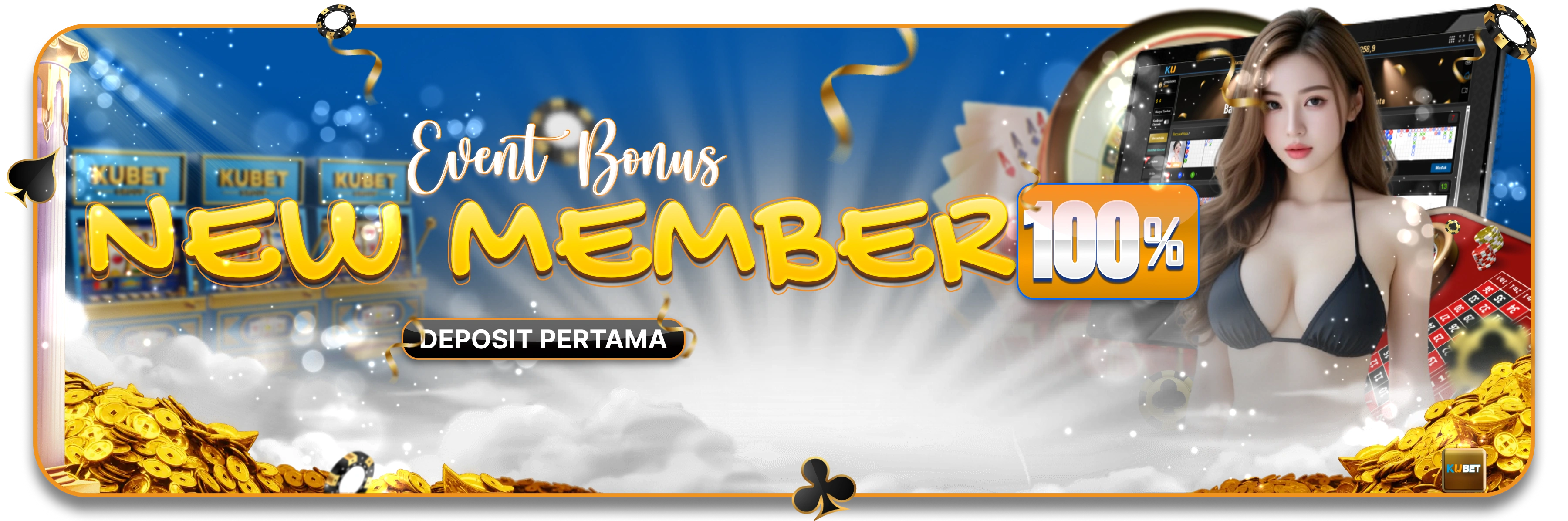 BONUS NEW MEMBER 100%